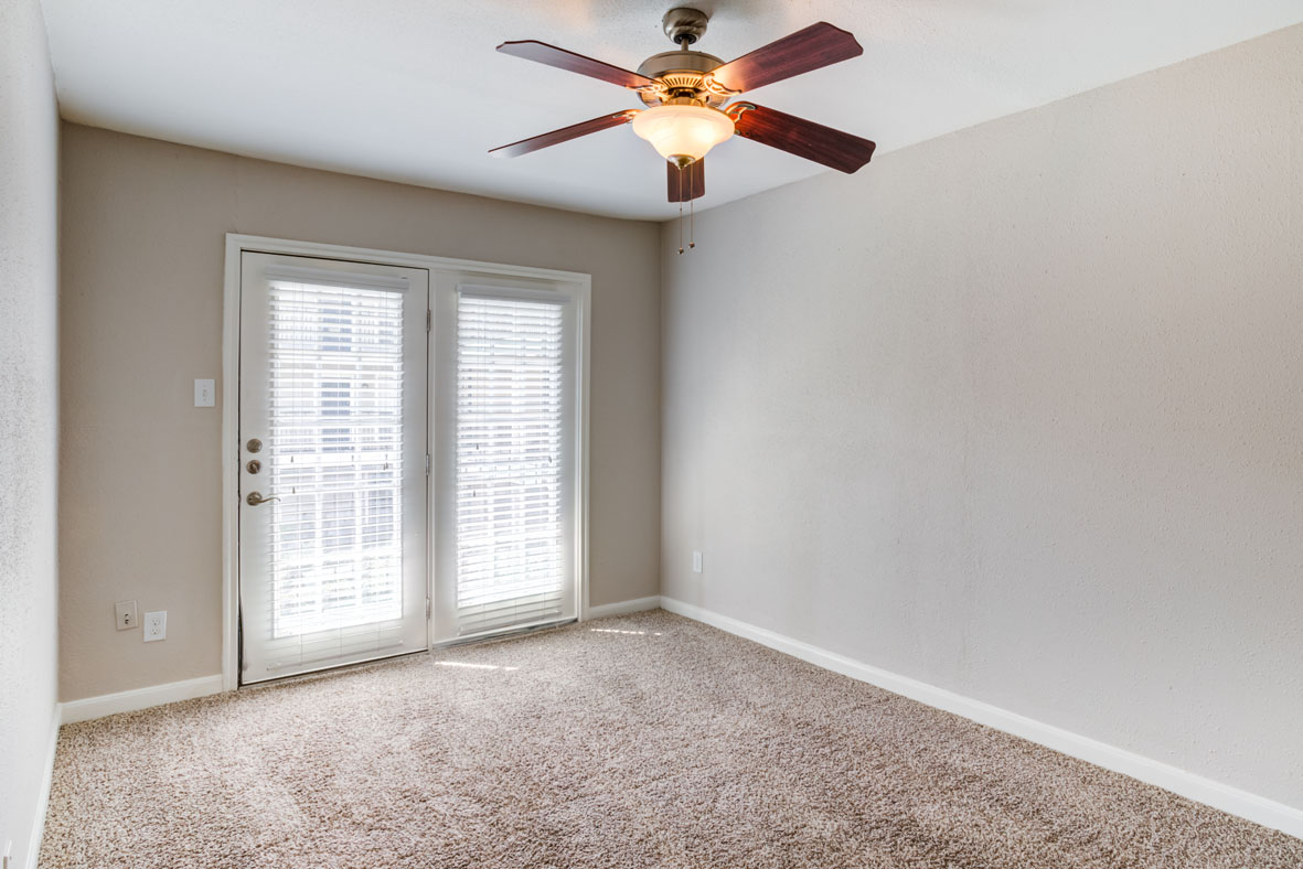 Bedroom with patio doors, typical of Willow