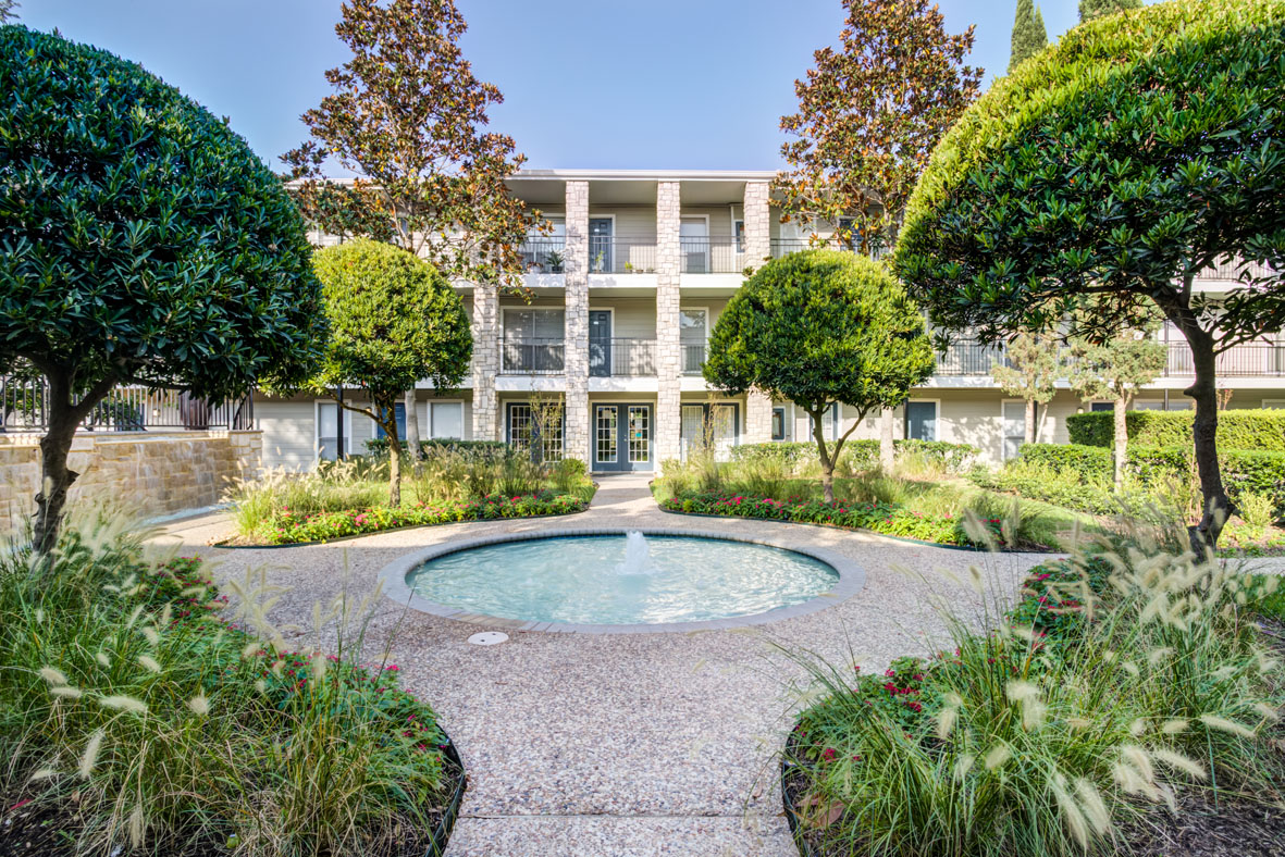 Courtyard fountain